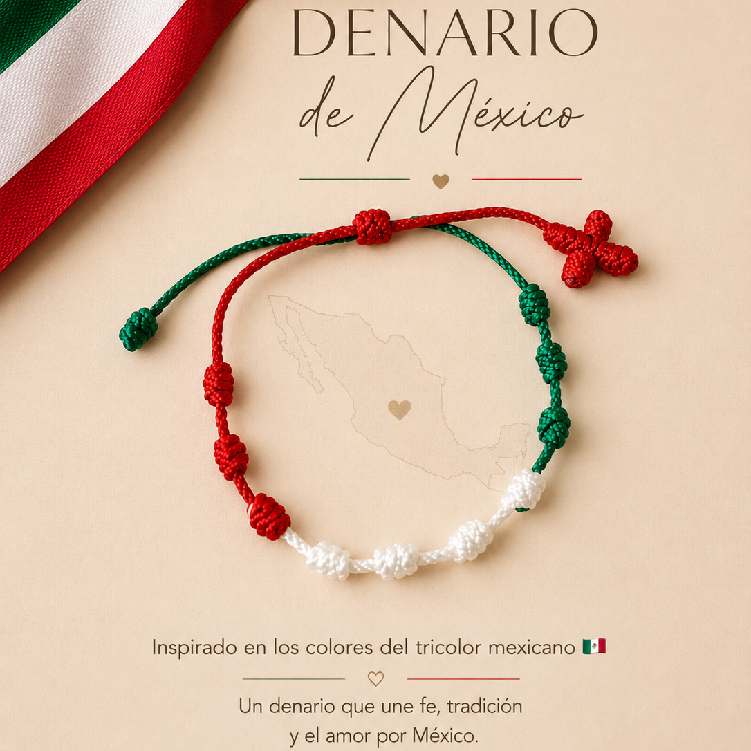 Denario Mexicano 🇲🇽 Fe, raíces y tradición para llevar contigo ✨