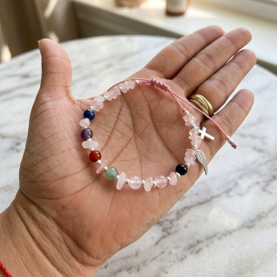 Pulsera A la Luz de los 7 Arcángeles de Dios...Energia y Asistencia Divina en tu Mano